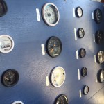 Στροφόμετρα λευκά - 84mm