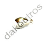 Μακαράδες γαλβανιζέ μονοί σταθεροί - 19mm - 5mm