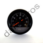 Στροφόμετρα μαύρα - 84mm