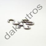 ΓΑΝΤΖΑΚΙΑ ΤΥΠΟΥ S ΙΝΟΧ - 4 - 0