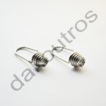 Γαντζάκια λαστιχόσχοινου ανοξείδωτα - 6 - 0